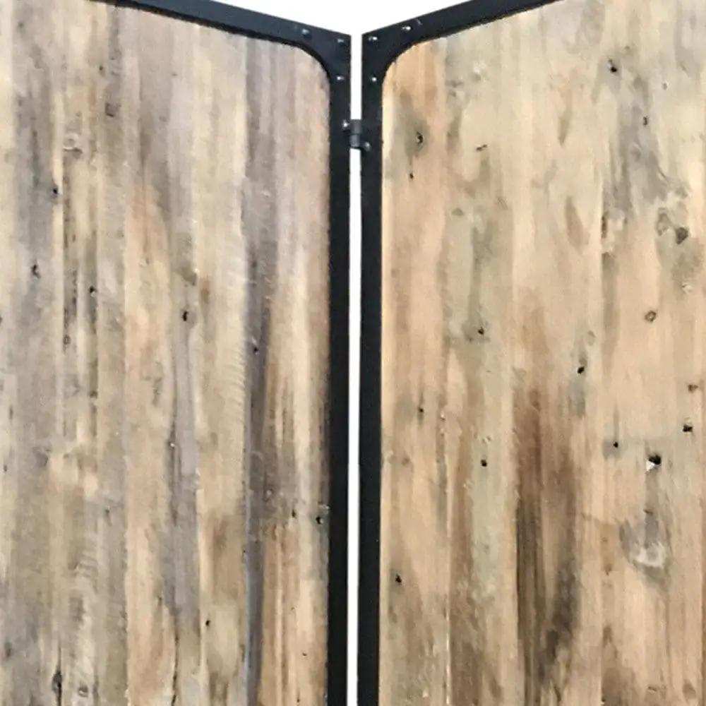4 Panel Brown Room Divider - Homeroots - Flyclothing LLC