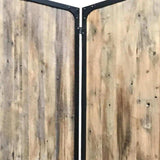 4 Panel Brown Room Divider - Homeroots - Flyclothing LLC