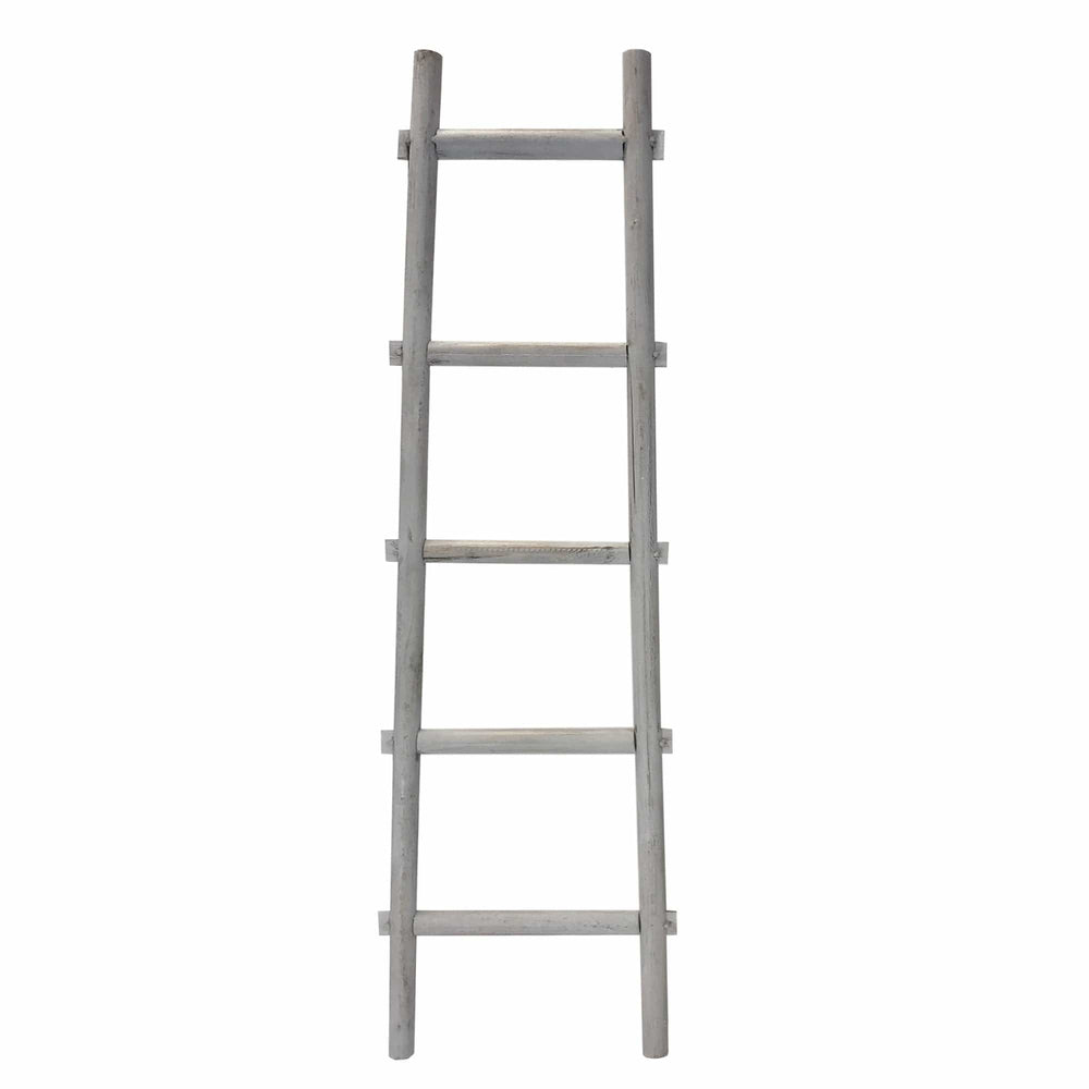 59" X 18" X 2" Grey Decorative Ladder Shelve - Homeroots - Flyclothing LLC