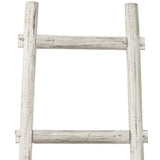 59" X 18" X 2" White Decorative Ladder Shelve - Homeroots - Flyclothing LLC