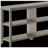 30" Bookcase With 2 Shelves In Washed Grey - Homeroots