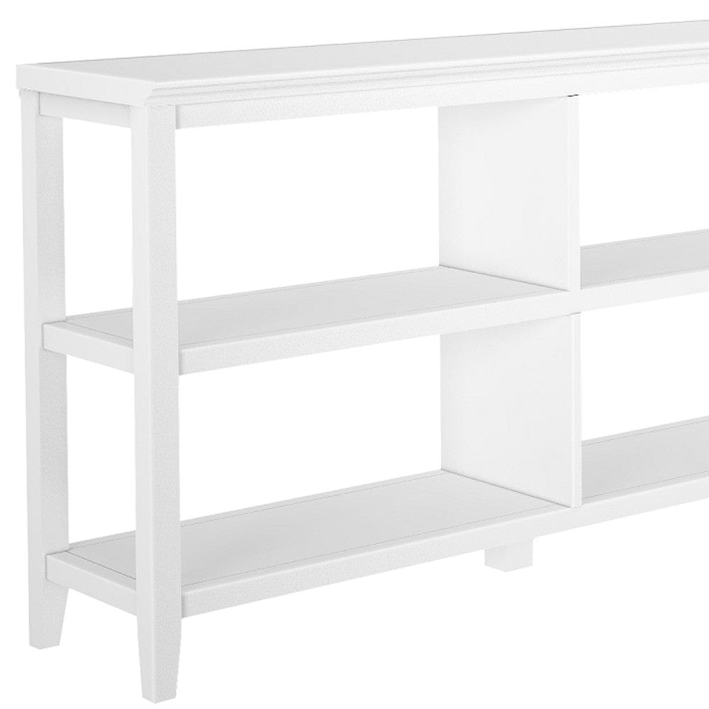 30" White Open Bookcase With Two Shelves - Homeroots - Flyclothing LLC