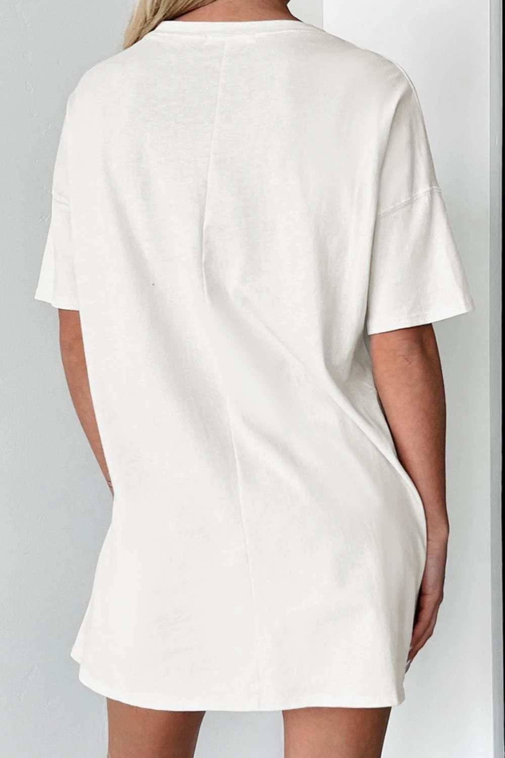 Cowboy Graphic Round Neck Half Sleeve T-Shirt - Trendsi - Flyclothing LLC