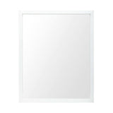 Rectangle White Accent Mirror With Crisp White Finish Frame - Homeroots - Flyclothing LLC