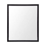 Rectangle Black Accent Mirror With Oxidized Finish Frame - Homeroots - Flyclothing LLC