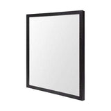 Rectangle Black Accent Mirror With Oxidized Finish Frame - Homeroots - Flyclothing LLC