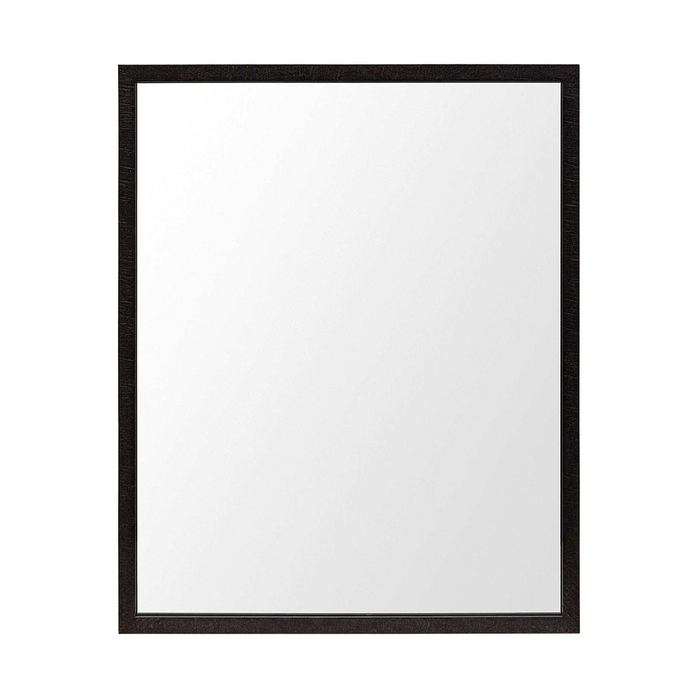 Rectangle Espresso Accent Mirror With Lakeside Design - Homeroots - Flyclothing LLC