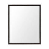 Rectangle Espresso Accent Mirror With Lakeside Design - Homeroots - Flyclothing LLC
