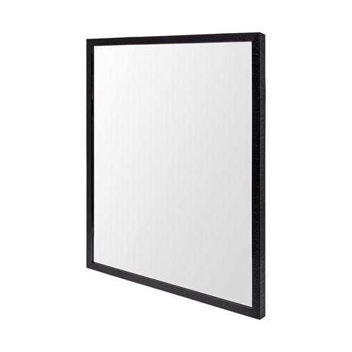 Rectangle Espresso Accent Mirror With Lakeside Design - Homeroots - Flyclothing LLC