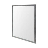 Rectangle Grey Accent Mirror With Driftwood Quality Frame - Homeroots - Flyclothing LLC