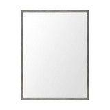Rectangle Grey Accent Mirror With Driftwood Quality Frame - Homeroots - Flyclothing LLC