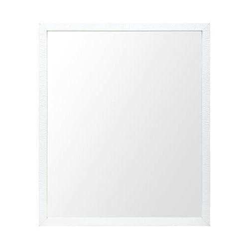 Rectangle White Accent Mirror With Crisp White Finish Frame - Homeroots - Flyclothing LLC