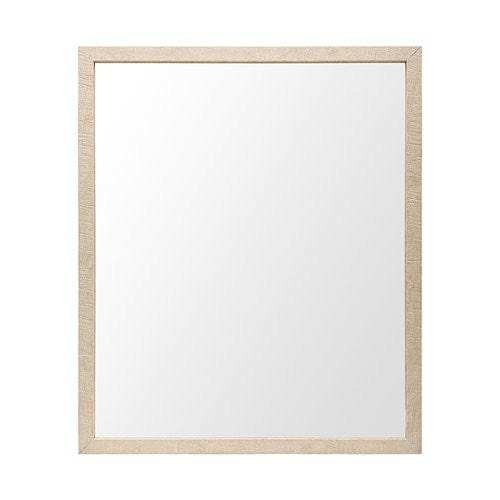 Rectangle Natural Accent Mirror With Matte Finish Frame - Homeroots - Flyclothing LLC