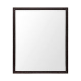 Rectangle Espresso Accent Mirror With Lakeside Design - Homeroots - Flyclothing LLC