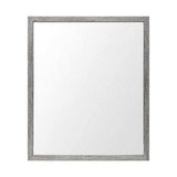 Rectangle Grey Accent Mirror With Driftwood Quality Frame - Homeroots - Flyclothing LLC