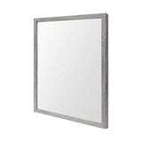 Rectangle Grey Accent Mirror With Driftwood Quality Frame - Homeroots - Flyclothing LLC
