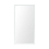 Rectangle White Accent Mirror With Crisp White Finish Frame - Homeroots - Flyclothing LLC