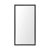 Rectangle Black Accent Mirror With Oxidized Finish Frame - Homeroots - Flyclothing LLC