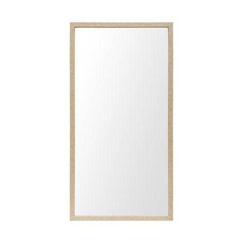 Rectangle Natural Accent Mirror With Matte Finish Frame - Homeroots - Flyclothing LLC