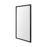Rectangle Espresso Accent Mirror With Lakeside Design - Homeroots - Flyclothing LLC