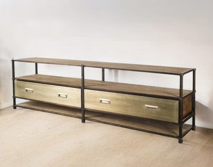 15" Brown Solid Wood Console Table - Homeroots - Flyclothing LLC