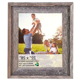 22X28 Natural Weathered Grey Picture Frame With Plexiglass Holder - Homeroots - Flyclothing LLC