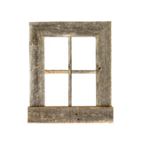 22X18 Rustic Weatered Grey Window Frame With Planter - Homeroots - Flyclothing LLC