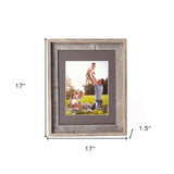 16X20 Natural Weathered Grey Picture Frame With Plexiglass Holder - Homeroots - Flyclothing LLC