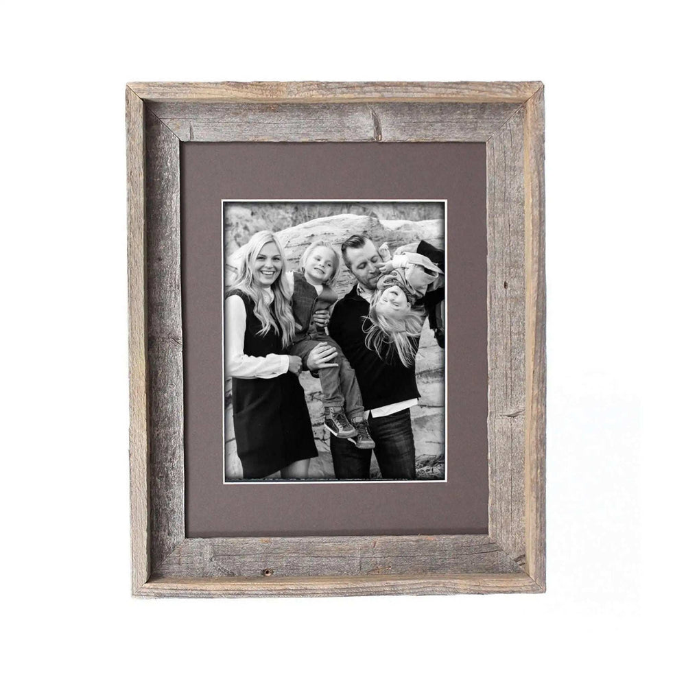16X20 Natural Weathered Grey Picture Frame With Plexiglass Holder - Homeroots - Flyclothing LLC