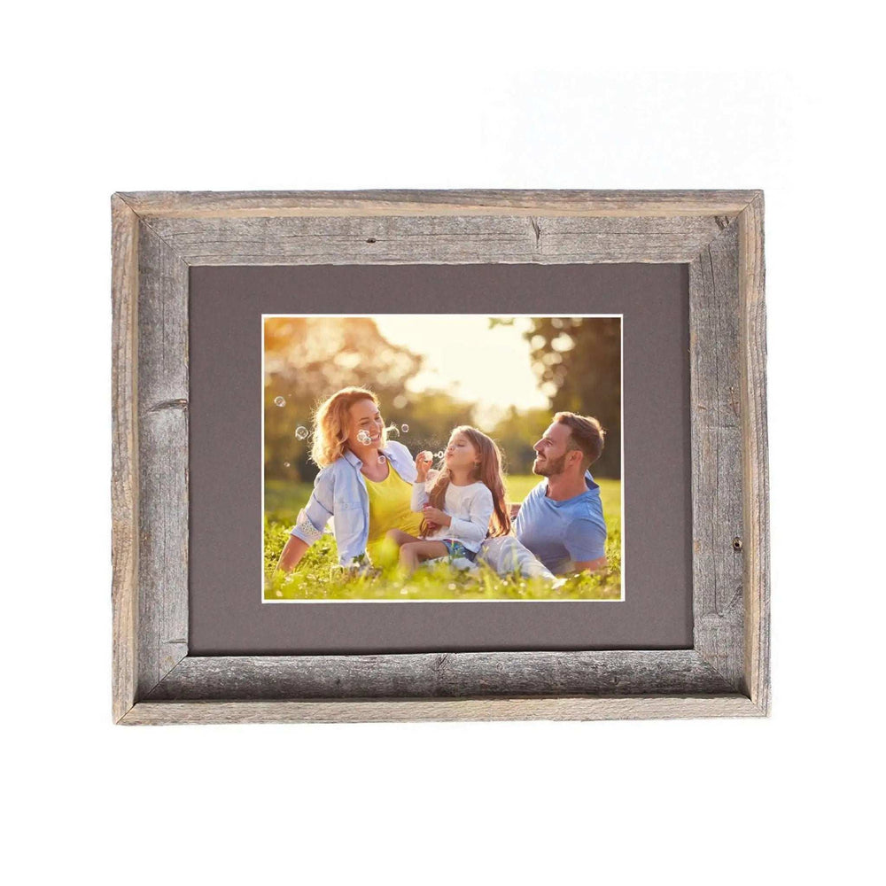 16X20 Natural Weathered Grey Picture Frame With Plexiglass Holder - Homeroots - Flyclothing LLC