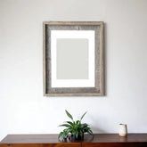 16" X 20" Rustic Reclaimed Wood Picture Frame - Homeroots
