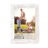 11X17 Rustic White Washed Picture Frame With Plexiglass Holder - Homeroots - Flyclothing LLC