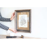 11X14 Rustic Burlap Picture Frame With Plexiglass - Homeroots - Flyclothing LLC