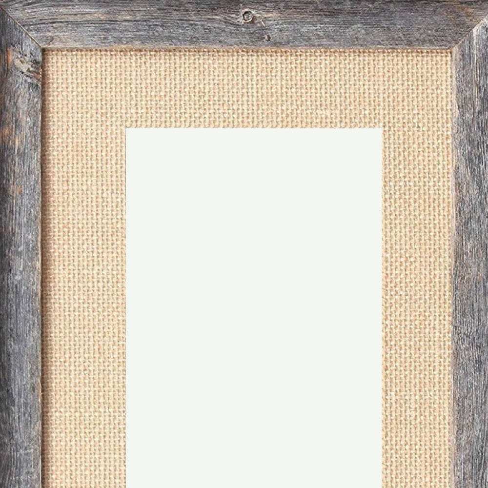 11X14 Rustic Burlap Picture Frame With Plexiglass - Homeroots - Flyclothing LLC