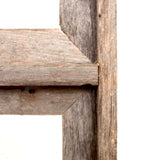 8 x 10 Gray Reclaimed Wood Three Slot Hanging Picture Frame - Homeroots - Flyclothing LLC