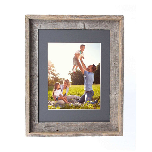 11X14 Rustic Cinder Picture Frame With Plexiglass Holder - Homeroots - Flyclothing LLC