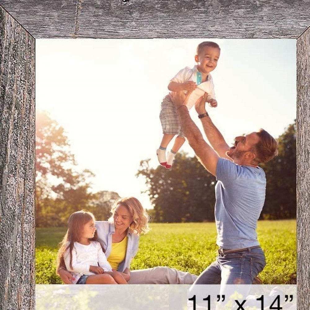 11X14 Natural Weathered Grey Picture Frame - Homeroots - Flyclothing LLC