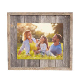 8X10 Rustic Weathered Grey Picture Frame With Plexiglass Holder - Homeroots