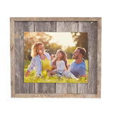 8X10 Rustic Weathered Grey Picture Frame With Plexiglass Holder - Homeroots - Flyclothing LLC