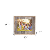 8X10 Rustic Weathered Grey Picture Frame With Plexiglass Holder - Homeroots - Flyclothing LLC