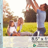 12"X14" Rustic Blue Picture Frame - Homeroots - Flyclothing LLC