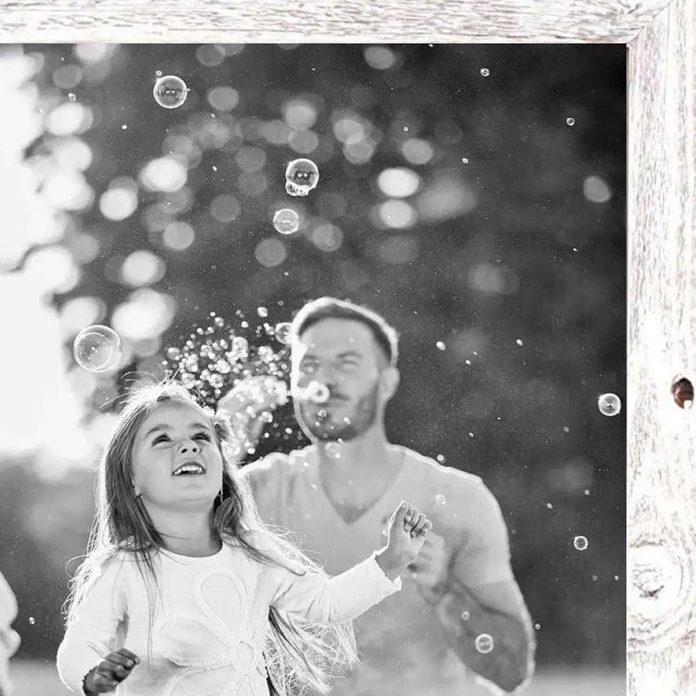 11"X12" Rustic White Washed Grey Picture Frame - Homeroots - Flyclothing LLC