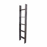 4 Step Rustic Black Wood Ladder Shelf - Homeroots - Flyclothing LLC