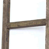 6 Step Rustic Espresso Wood Ladder Shelf - Homeroots - Flyclothing LLC