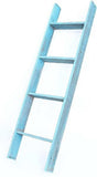 5 Step Rustic Turquoise Wood Ladder Shelf - Homeroots - Flyclothing LLC