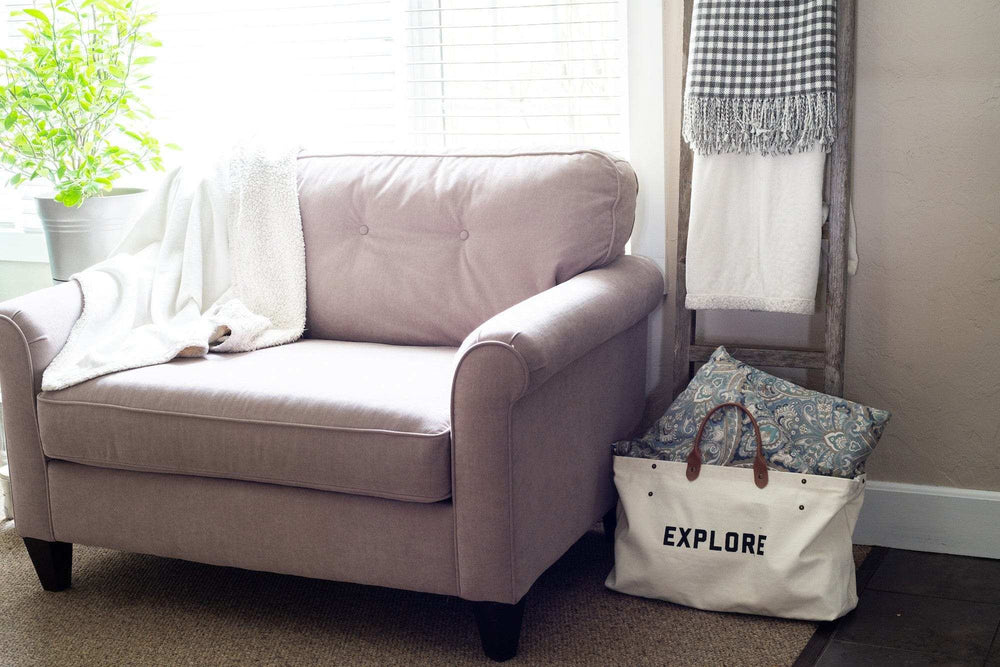 Six Step Rustic Weathered Grey Wood Ladder Shelf - Homeroots - Flyclothing LLC