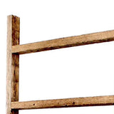 6 Step Rustic Weathered Grey Wood Ladder Shelf - Homeroots - Flyclothing LLC