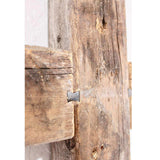 Rustic Weathered Grey Reclaimed Wood Cross Decoration - Homeroots - Flyclothing LLC