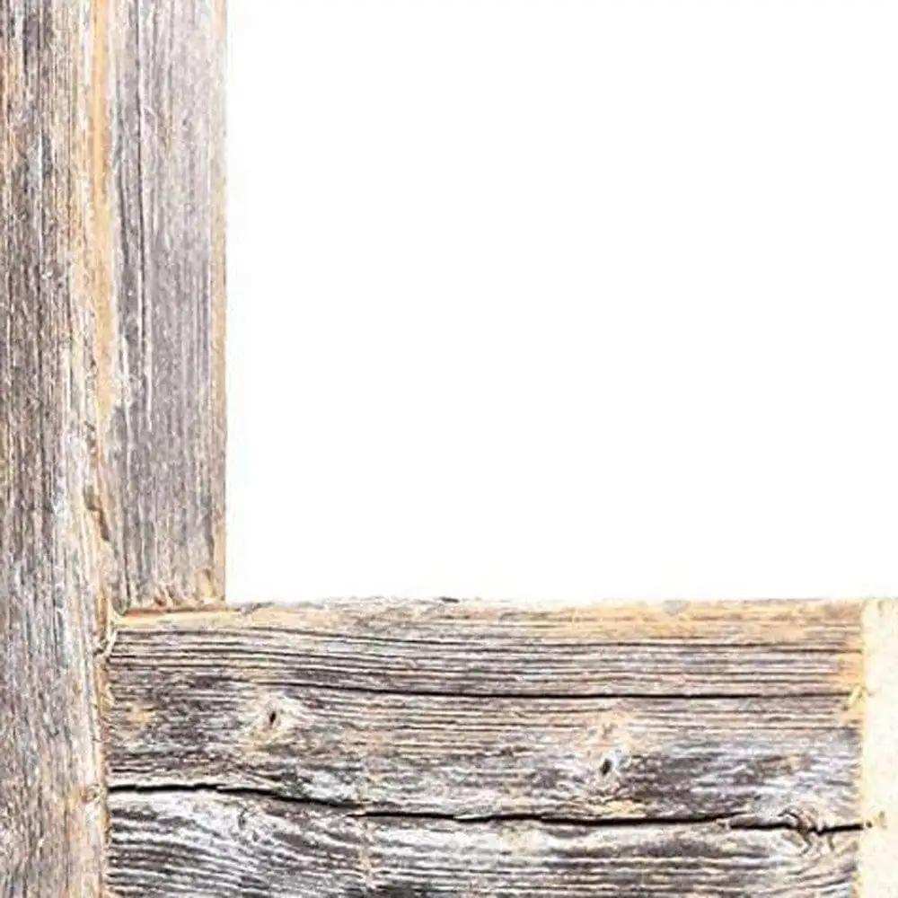 Rustic Weathered Grey Reclaimed Wood Cross Decoration - Homeroots - Flyclothing LLC