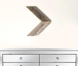 Set Of 3 Rustic Weathered Grey Wood Chevron Arrow - Homeroots - Flyclothing LLC